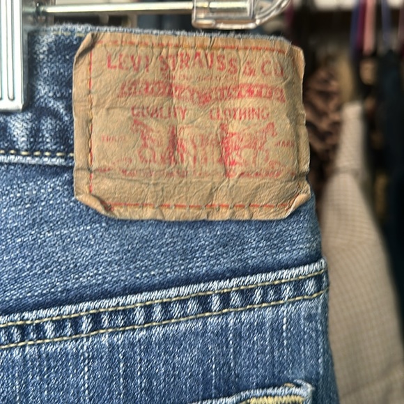 Levi’s maxi skirt with side slit and raw hem - Picture 4 of 5